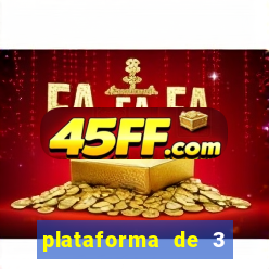 plataforma de 3 reais jogo